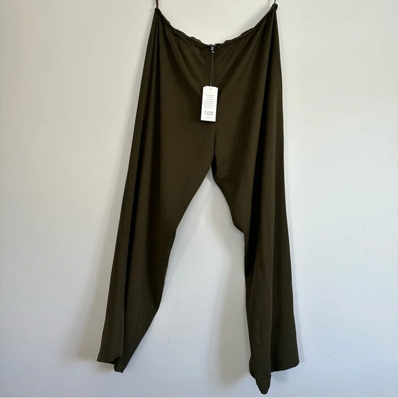NWT EILEEN FISHER Caper Luxe Trouser in green size:XL - Picture 2 of 6